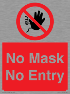 No Mask No Entry
